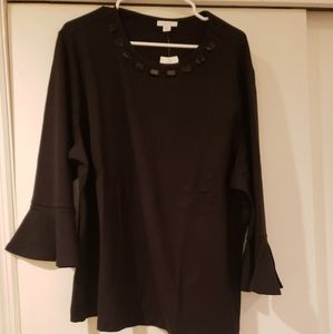 J Jill Black blouse